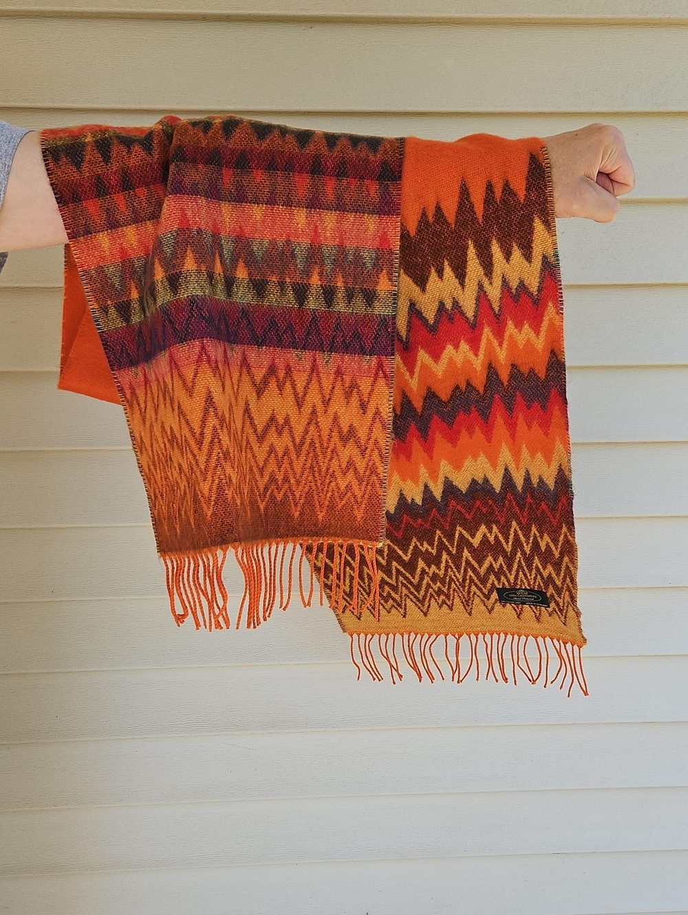 Cashmere Scarf Made In Germany Fall Pattern